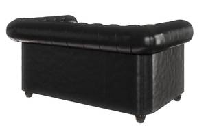 Chesterfield Perry Polstergarnitur 3+2+1 Schwarz