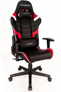 Gaming Chair PC188 Schwarz - Rot - Weiß
