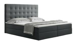 Boxspringbett Amsterdam One Hellgrau - Breite: 140 cm