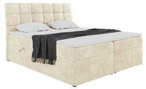 Boxspringbett Drago Beige - Breite: 140 cm - H3