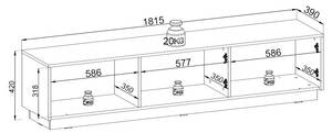 RTV-Schrank ROY Beige