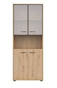 Aktenschrank Space Office Braun - Holzwerkstoff - 80 x 203 x 38 cm