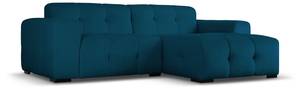 Ecksofa KENDAL 4 Sitzplätze Blau