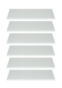 Einlegeböden Ole (6er Set) Weiß - Breite: 52 cm