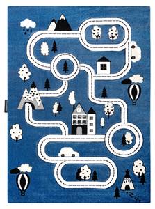 Tapis Petit Town Ville Rue Bleu 180 x 270 cm