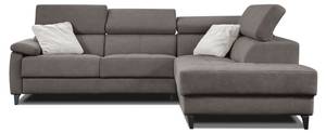 Ecksofa Taunus (5-Sitzer) Braun - Ecke davorstehend rechts