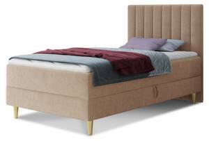 Boxspringbett Gold Mini Beige - Breite: 106 cm