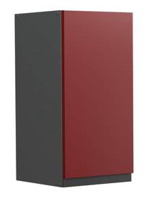 Elément haut de cuisine R-Line 39756 Anthracite - Rouge