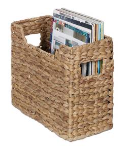 Zeitungsständer Wasserhyazinthe Braun - Rattan - 35 x 25 x 16 cm