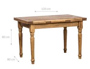 Table Extensible  Country style Marron