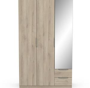 Kleiderschrank Ghost Braun - Holzwerkstoff - 52 x 203 x 120 cm