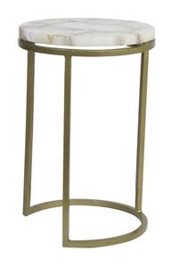 Table d'appoint AXAT lot de 2 Marron - Métal - 41 x 50 x 41 cm