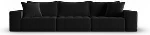 modulares Sofa MIKE 5 Sitzplätze Schwarz