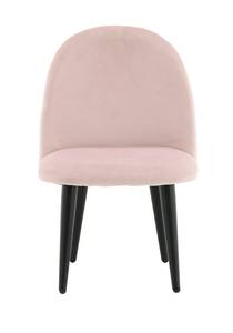 Chaise de salle à manger Velvet lot de 2 Rose foncé