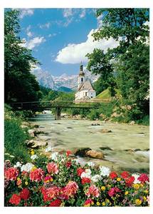 Puzzle Ramsau Bayerische Alpen Papier - 27 x 9 x 40 cm