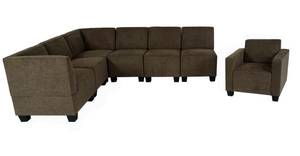 Sofa-System Moncalieri (7-teilig) Braun