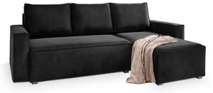 Ecksofa SILES Schwarz