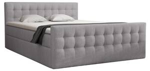 Boxspringbett Pumikas Hellgrau - Breite: 140 cm