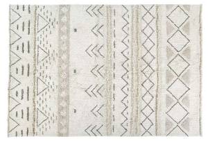 Tapis 16218 Beige - Fourrure véritable - Textile - 170 x 3 x 240 cm