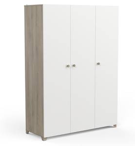 Schrank Izzy Beige - Holzwerkstoff - 52 x 189 x 135 cm