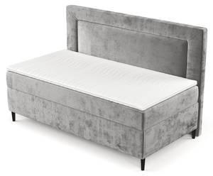 Boxspringbett Alba Grau - H3 - Tiefe: 108 cm