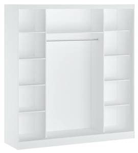 Armoire OCHIRA Blanc - Bois manufacturé - 58 x 215 x 200 cm