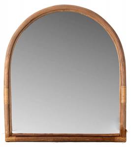 Miroir Bella petit modèle Beige - Bois massif - 4 x 85 x 71 cm