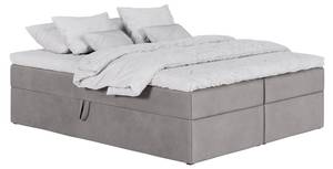 Boxspringbett ohne Kopfteil Simple Grau - Breite: 140 cm - H2