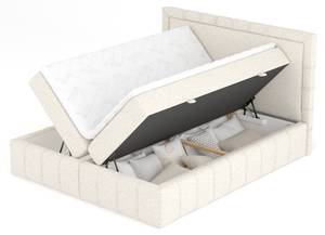 Boxspringbett Sundown Ecru - Breite: 140 cm