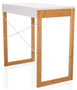 Schreibtisch TAROLO II Weiß - Holzwerkstoff - 80 x 75 x 42 cm