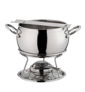 Fondueset Feuerzangenbowle 2in1 65060 Silber - Metall - 22 x 23 x 30 cm