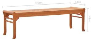 Bank 47291 Braun - Massivholz - Holzart/Dekor - 150 x 45 x 45 cm