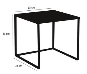 Table d'appoint Goa 35 x 33 x 35 cm - Diamètre : 35 cm