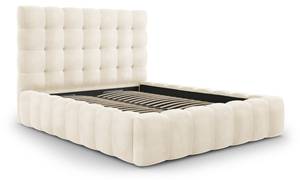 Bett mit Box und Kopfteil MAMAIA Beige