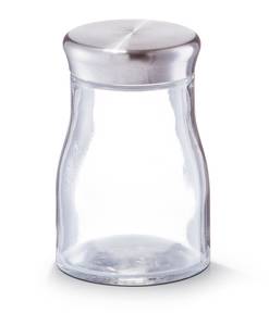 Gewürzglas m.Edelstahldeckel Glas - 6 x 10 x 6 cm