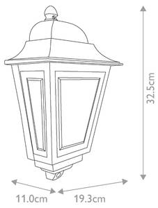 Wandlampe GRACIE Beige - Cremeweiß - Durchscheinend