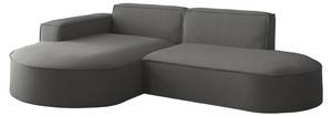 Ecksofa PALMA XS Ottomane Opera Velvet Anthrazit