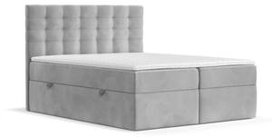 Boxspringbett Sansa Grau - Breite: 140 cm