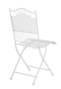 Chaises de jardin Kiran Lot de 2 Blanc