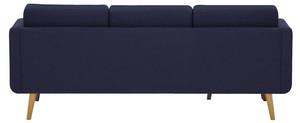 Ecksofa Brest Marineblau - Ecke davorstehend links