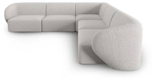 modulares Ecksofa SHANE 6 Sitzplätze Silber