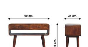 KONSOLENTISCH Sonata Braun - Massivholz - Holzart/Dekor - 90 x 91 x 35 cm