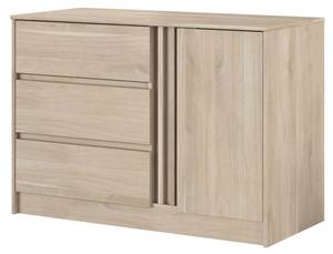 Commode Escale Beige - Bois manufacturé - 50 x 77 x 110 cm