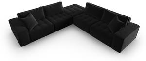 modulares Ecksofa MIKE 7 Sitzplätze Schwarz