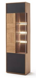 Esszimmer Vera 142 (10-teilig) mit LED Braun - Holzart/Dekor - Holz teilmassiv - 372 x 207 x 37 cm