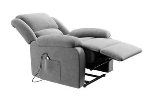 Fauteuil de Relaxation LEO Gris - Fonction relaxation - Avec aide au redressement