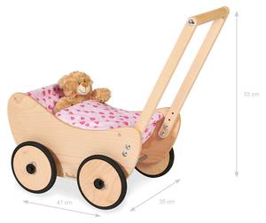 Puppenwagen Trixi komplett, 2-tlg. Holz