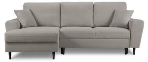 Schlaf-Ecksofa + Box MOGHAN 4 Sitzplätze Grau