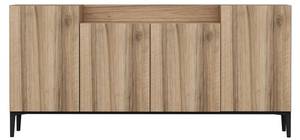 Sideboard Ellaria Beige - Holzwerkstoff - 42 x 75 x 160 cm