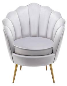 Fauteuil coquillage LALEA Gris lumineux